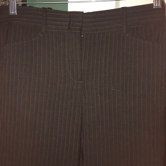 BCBG back slacks size 2 with light pinstripes - Picture 3 of 7